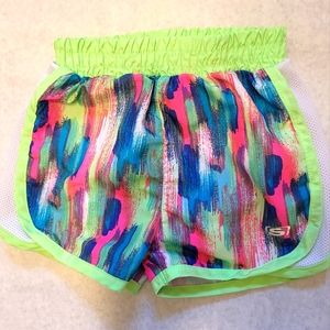 Sketchers neon shorts